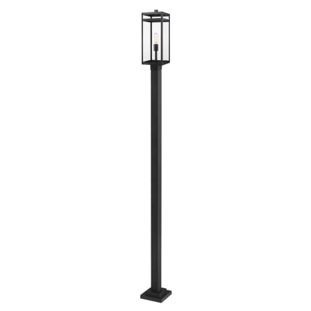 Z-Lite Nuri 115" Tall Outdoor Single Head Post Light Black