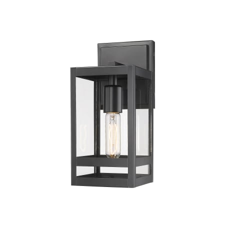 Z-Lite Nuri 14" Tall Outdoor Wall Sconce Black