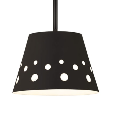 Z-Lite Katie 12" Wide Pendant Matte Black