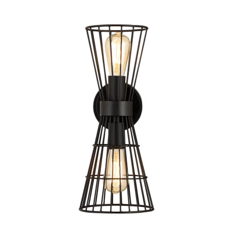 Z-Lite Alito 2 Light 18" Tall Wall Sconce Matte Black