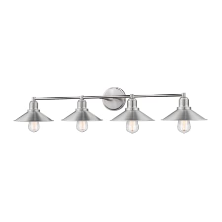 Z-Lite Casa 4 Light 36-1/2" Wide Bathroom Vanity Light Brushed Nickel