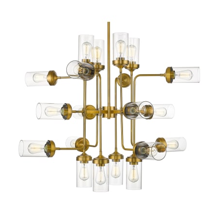 Z-Lite Calliope 42" Wide 20 Light Chandelier Foundry Brass
