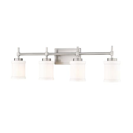 Z-Lite Cadoc 4 Light 32" Wide Vanity Light Brushed Nickel