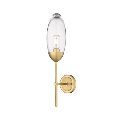 Z-Lite Arden 22" Tall Wall Sconce Rubbed Brass