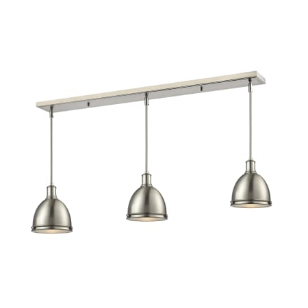 Z-Lite Mason 8" Wide 1 Light Mini Pendant Brushed Nickel