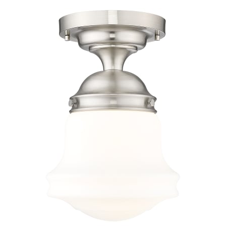 Z-Lite Vaughn 11" Wide Flush Mount Ceiling Fixture Brushed Nickel