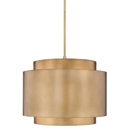 Z-Lite Harlech 4 Light 33" Wide Drum Chandelier Rubbed Brass