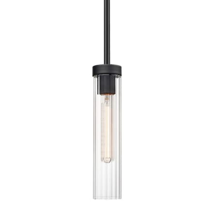 Z-Lite Beau 8" Wide Mini Pendant Matte Black