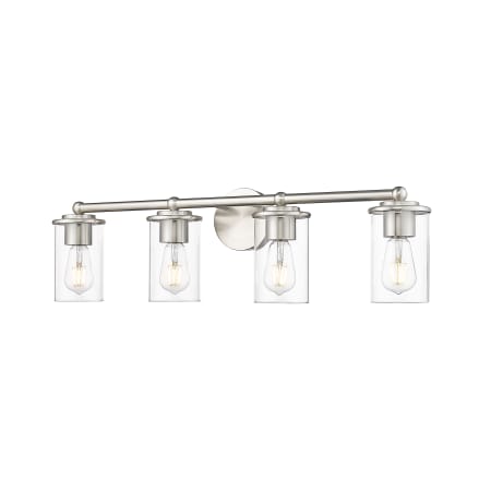 Z-Lite Thayer 4 Light 31" Wide Vanity Light Brushed Nickel