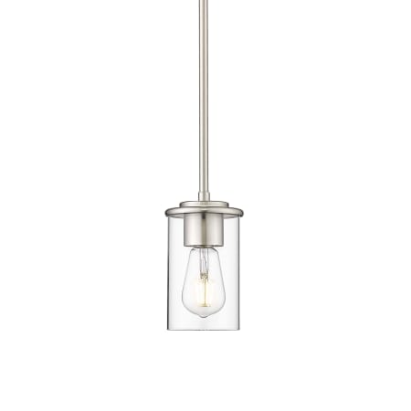 Z-Lite Thayer 5" Wide Mini Pendant Brushed Nickel