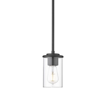 Z-Lite Thayer 5" Wide Mini Pendant Matte Black