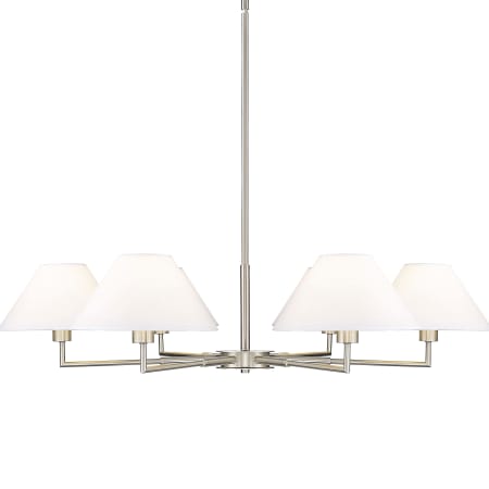 Z-Lite Leila 6 Light 44" Wide Chandelier Brushed Nickel
