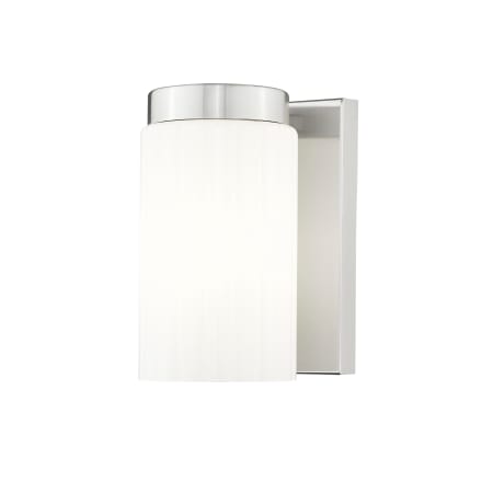Z-Lite Burk 8" Tall Bathroom Sconce Brushed Nickel
