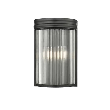 Z-Lite Carnaby 2 Light 12" Tall Wall Sconce Matte Black