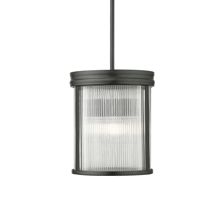 Z-Lite Carnaby 3 Light 10" Wide Pendant Matte Black