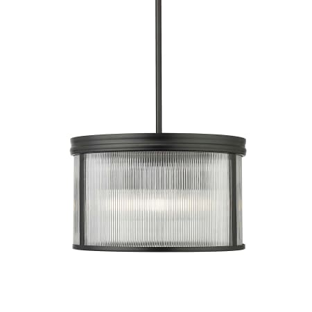 Z-Lite Carnaby 5 Light 19" Wide Pendant Matte Black