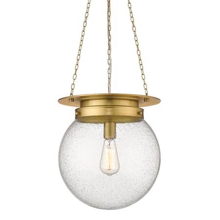 Z-Lite Calhoun 13" Wide Pendant Heritage Brass