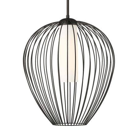 Z-Lite Savanti 22" Wide Pendant Matte Black