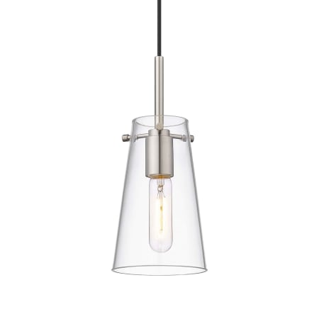 Z-Lite Kira 5" Wide Mini Pendant with Shade Brushed Nickel