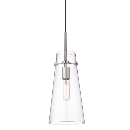 Z-Lite Kira 7" Wide Mini Pendant with Shade Brushed Nickel