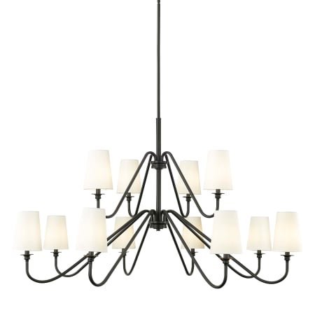 Z-Lite Gianna 12 Light 61" Wide Chandelier Matte Black