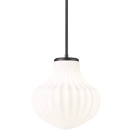 Z-Lite Newbury 13" Wide Pendant Matte Black