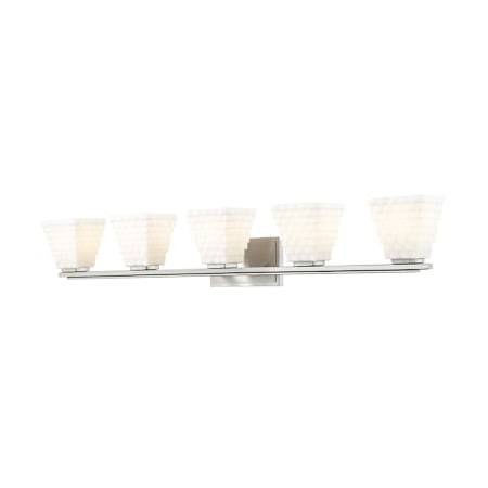 Z-Lite Annalise 5 Light 7" Wide Vanity Light Brushed Nickel