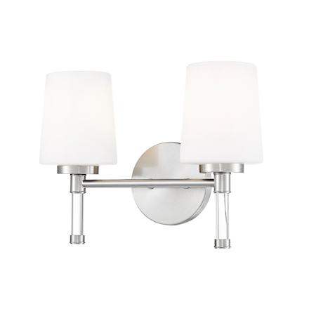 Z-Lite Henri 2 Light 14" Wide Vanity Light Brushed Nickel