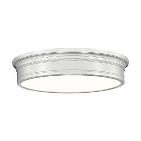 Z-Lite Bentley 20" Wide LED Flush Mount Drum Ceiling Fixture Brushed Nickel