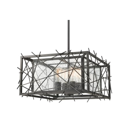 Z-Lite Stanwood 4 Light 18" Wide Pendant Bronze