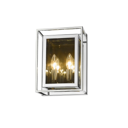 Z-Lite Infinity 2 Light 11" Tall Bathroom Sconce Chrome