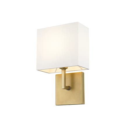 Z-Lite Saxon 11" Tall Wall Sconce Rubbed Brass