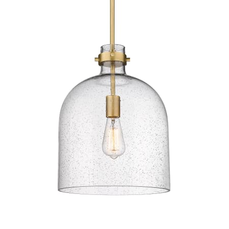 Z-Lite Pearson 12" Wide Pendant Rubbed Brass
