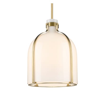 Z-Lite Pearson 12" Wide Pendant Rubbed Brass