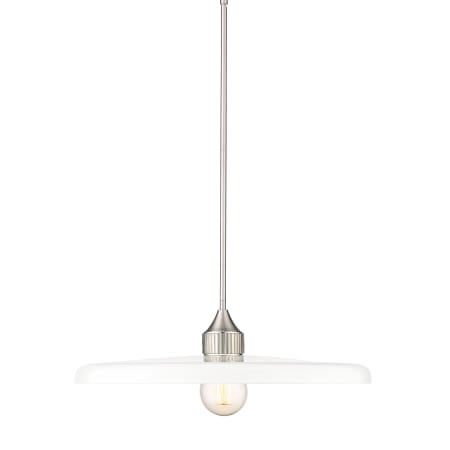 Z-Lite Paloma 24" Wide Pendant with Shade Brushed Nickel