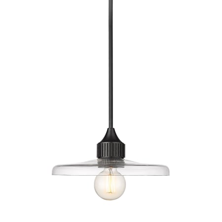 Z-Lite Paloma 14" Wide Pendant Matte Black