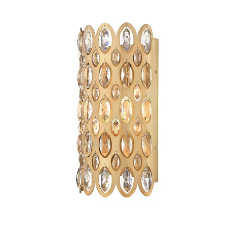 Z-Lite Dealey 2 Light 14" Tall Wall Sconce Heirloom Brass
