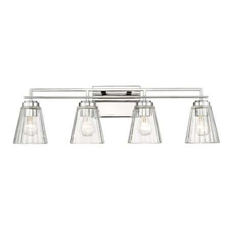 Z-Lite Lyna 4 Light 9" Wide Vanity Light Chrome