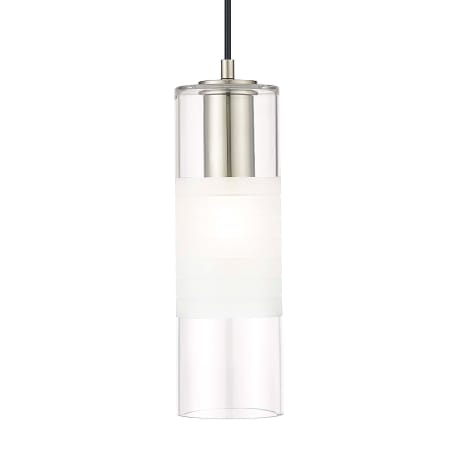 Z-Lite Alton 5" Wide Mini Pendant with Shade Brushed Nickel
