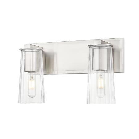 Z-Lite Titus 2 Light 16" Wide Vanity Light Brushed Nickel