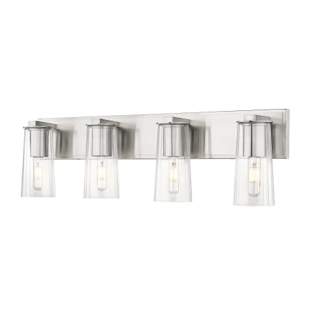 Z-Lite Titus 4 Light 32" Wide Vanity Light Brushed Nickel