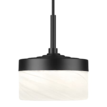 Z-Lite Renaud 7" Wide LED Mini Pendant Matte Black