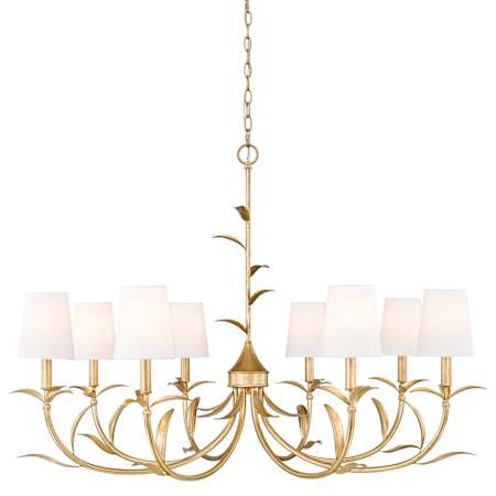 Z-Lite Aslin 8 Light 42" Wide Chandelier Gold Leaf
