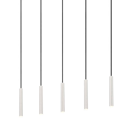 Z-Lite Forest 42" Wide Linear Chandelier Brushed Nickel