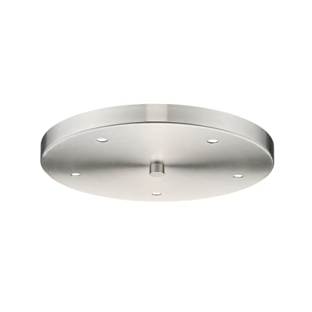 Z-Lite Canopy 12" Wide with 5 Ports Brushed Nickel