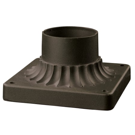 Z-Lite Square 5-3/4" Wide Marine Grade Pier Mount Base Oil Rubbed Bronze