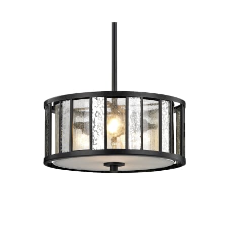 Z-Lite Juturna 3 Light 14" Wide Pendant Bronze
