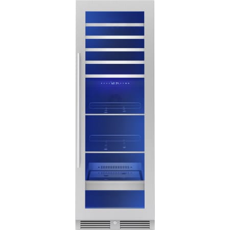 Zephyr Presrv 24 Inch Wide 54 Bottle Capacity / 161 Can Capacity Wine and Beverage Cooler Stainless Steel / Glass
