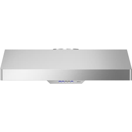 Zephyr Gust II Series 600 CFM 30 Inch Wide Under Cabinet Range Hood Stainless Steel