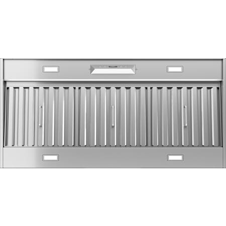 Zephyr Monsoon II Series 200 - 650 CFM 48 Inch Wide Range Hood Insert with Airflow Control Technology and TruHue Stainless Steel